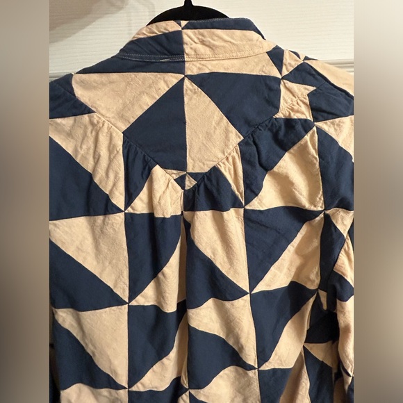 Mirth Bergen Patchwork Jacket in Navy/Peach - Picture 11 of 11